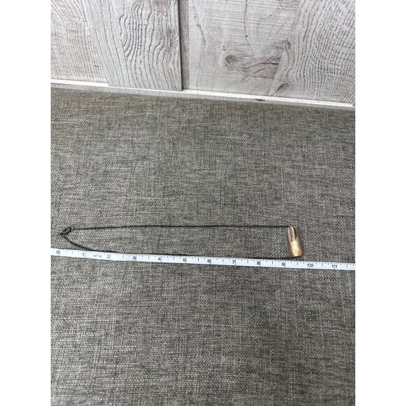 Handcrafted Resin & Wood Pendant Necklace With Black Chain Womens Fashion - Picture 4 of 4